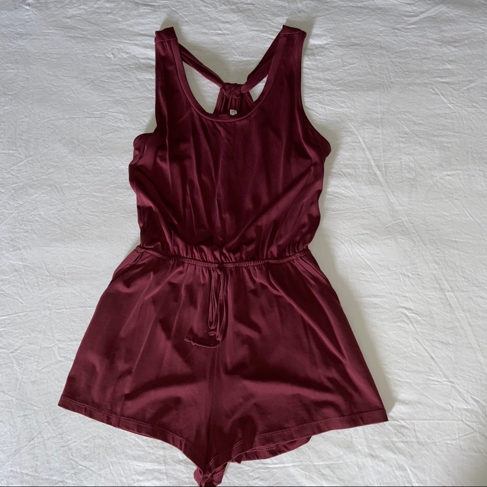 Eclipse Red Romper